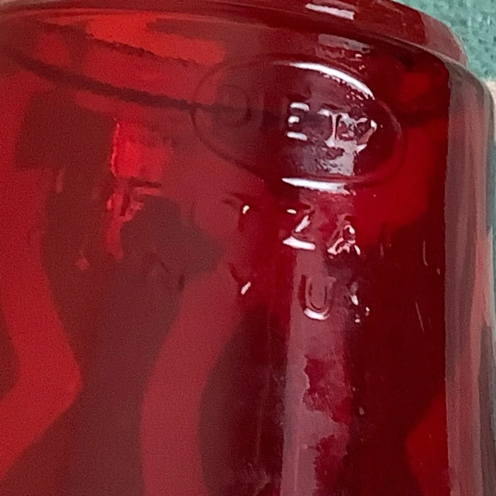 Vintage Dietz Monarch Kerosene Lantern Red Globe Blue Body N.Y. USA